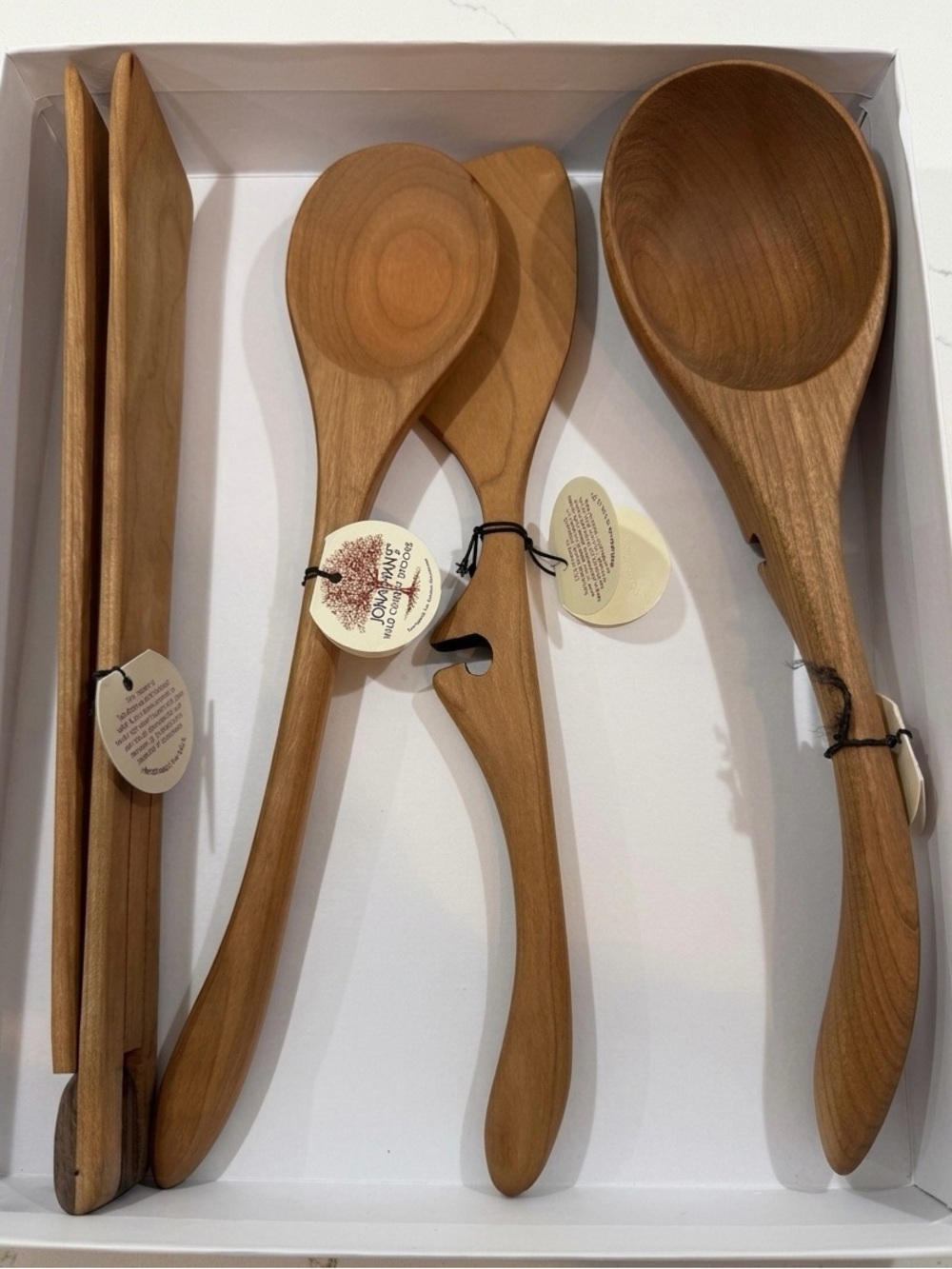 Jonathan’s Wild Cherry Spoons Wooden Utensil Set